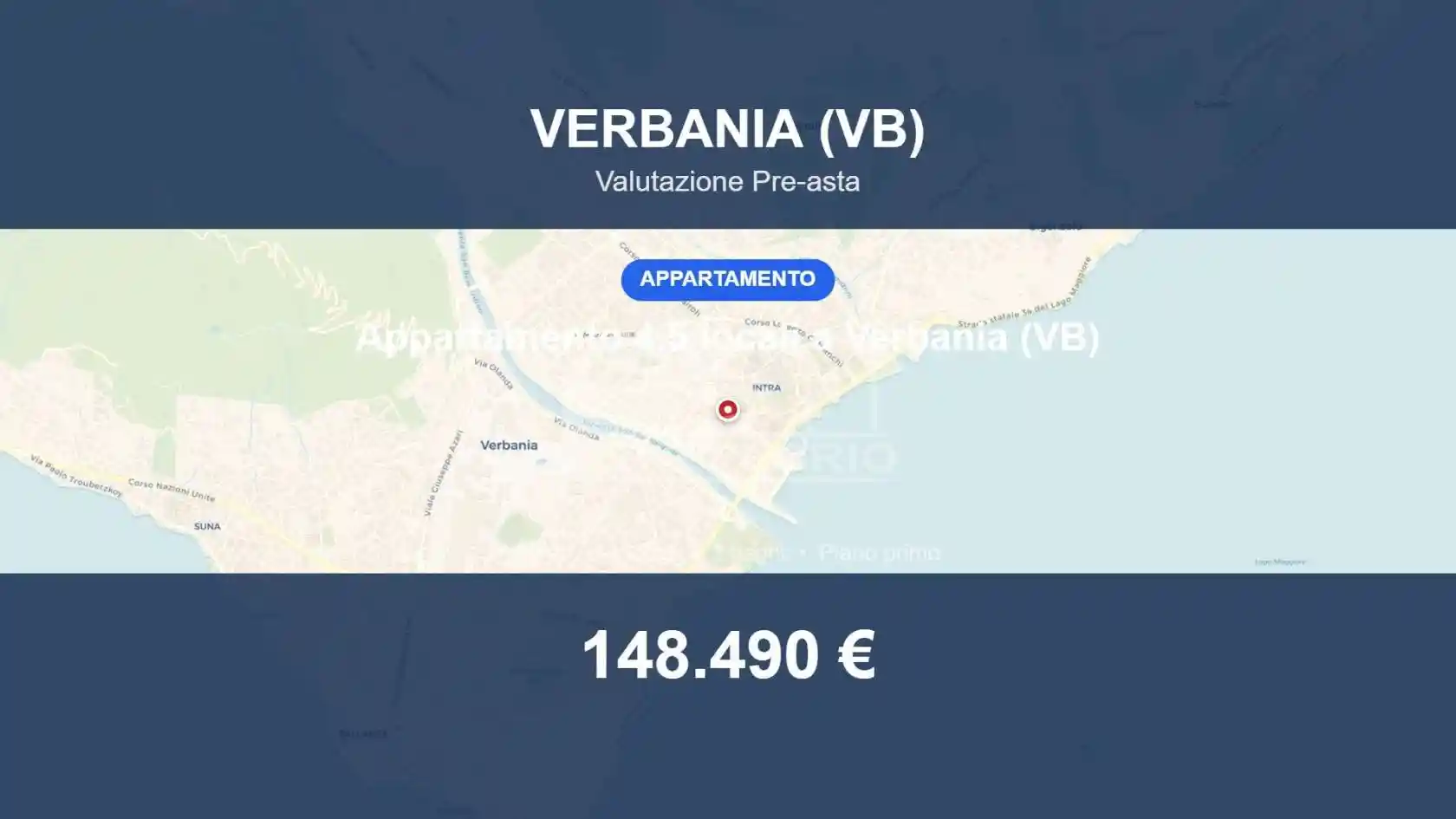Appartamento in vendita a Verbania