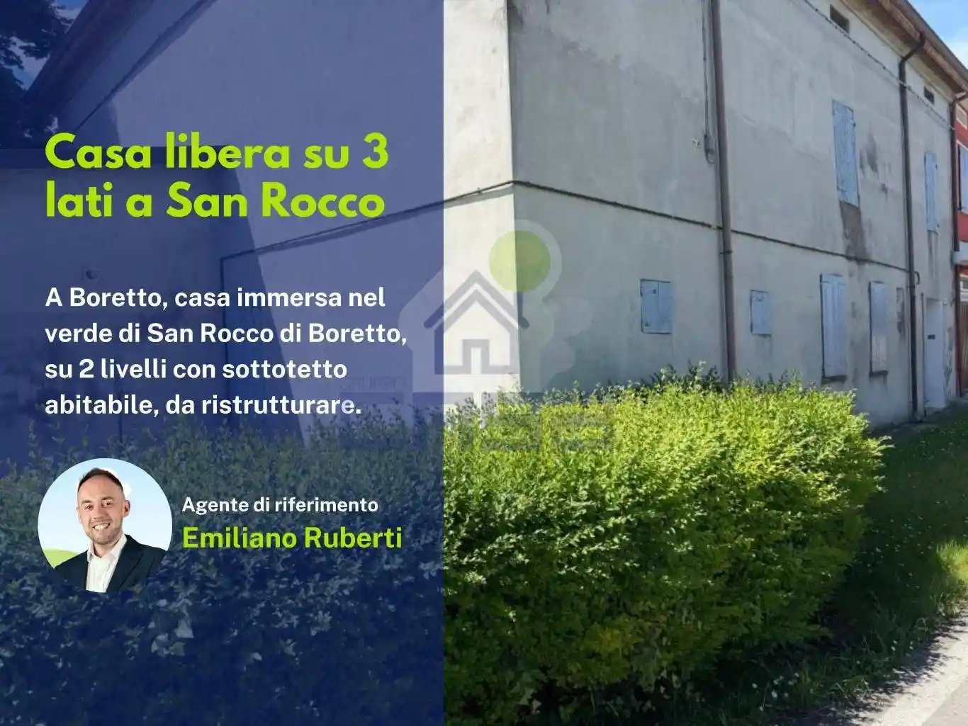 Casa indipendente in vendita a Boretto