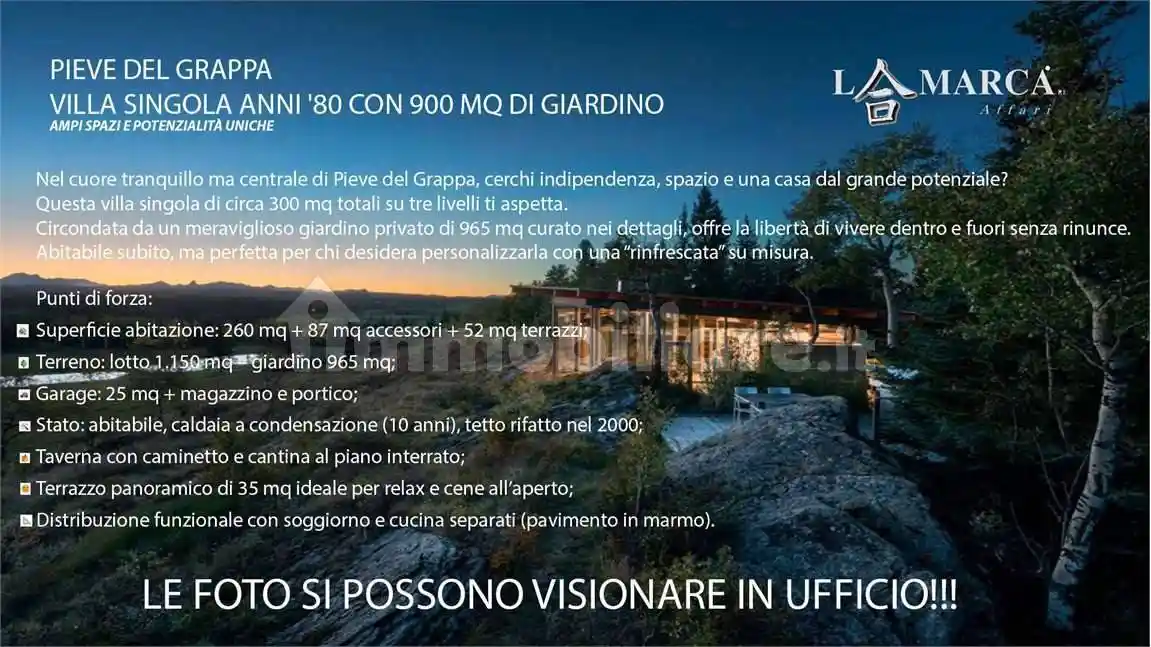 Villa in vendita a Pieve del Grappa