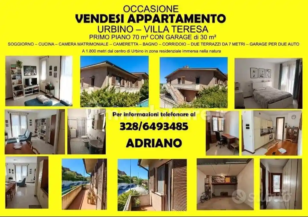 Appartamento in vendita a Urbino