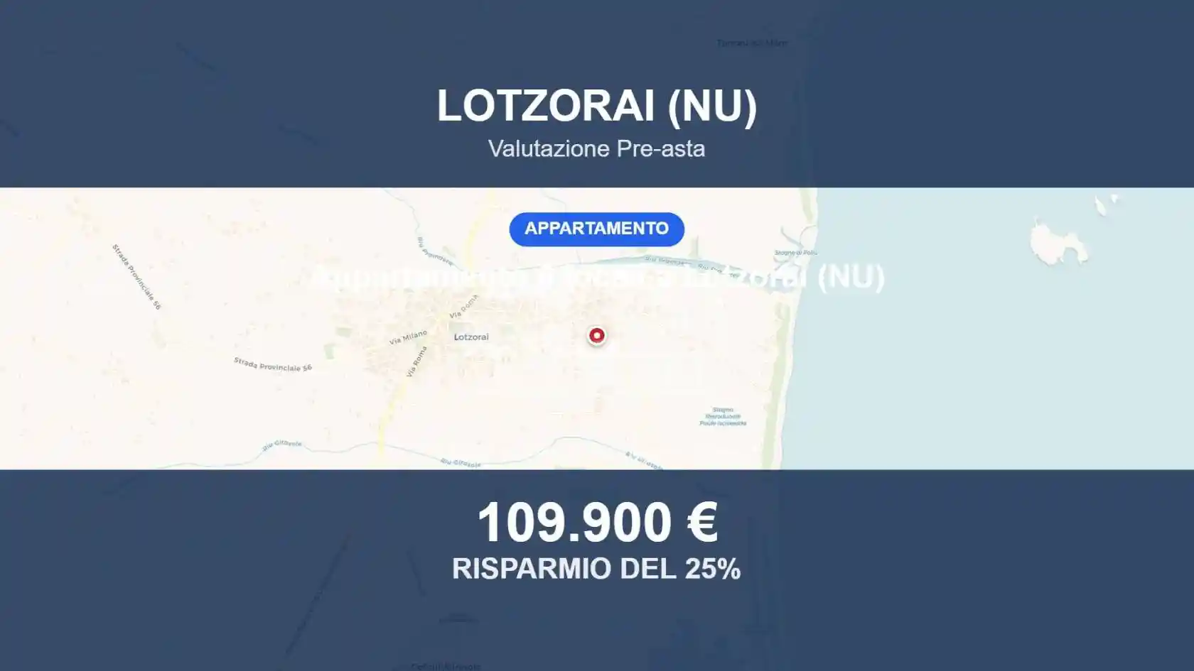 Appartamento in vendita a Lotzorai