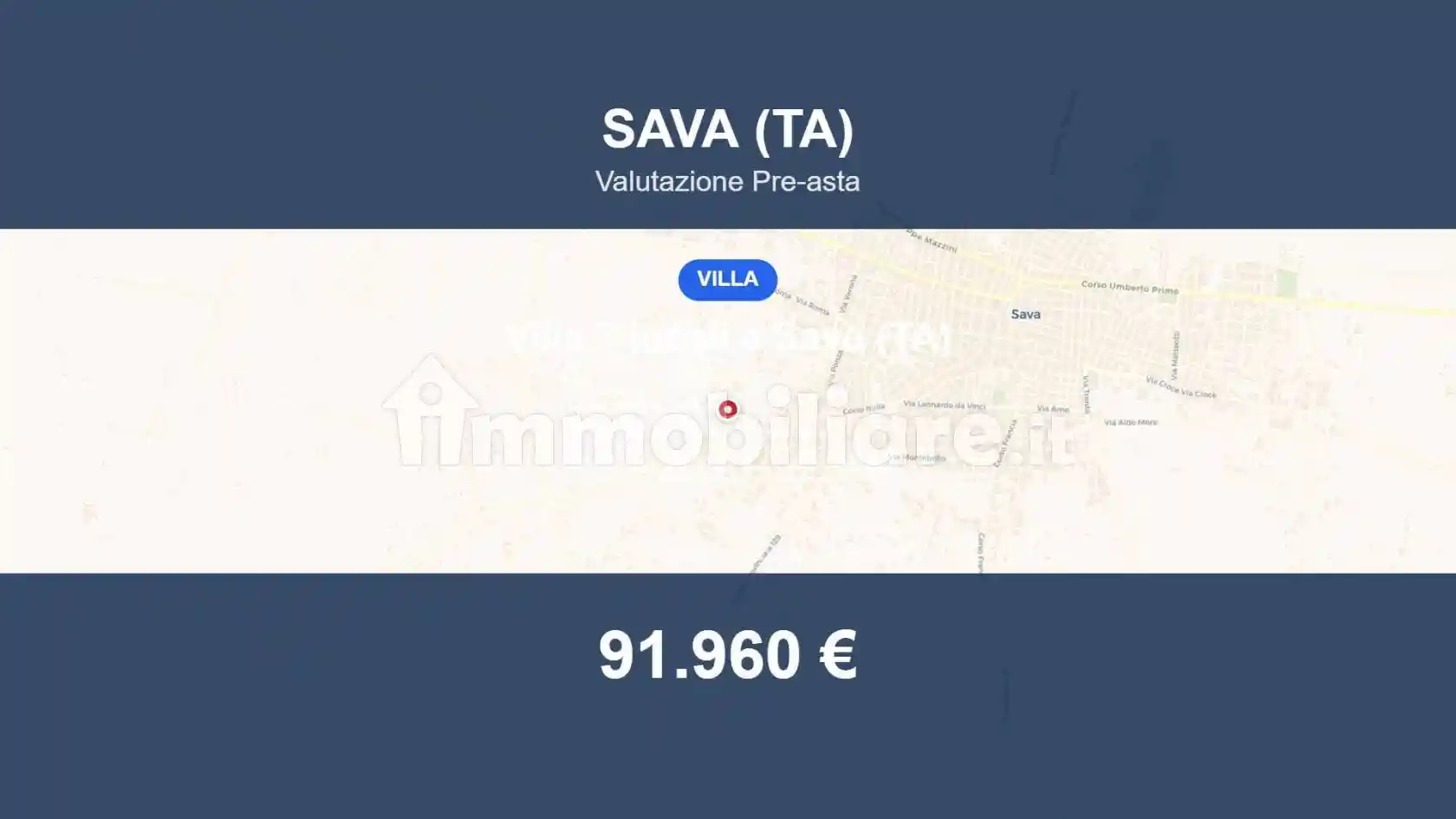 Villa in vendita a Sava