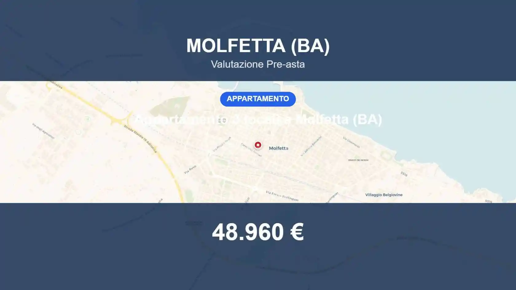 Appartamento in vendita a Molfetta