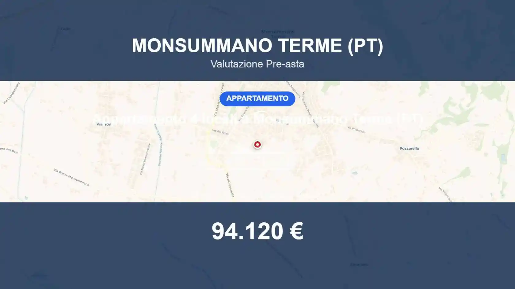 Appartamento in vendita a Monsummano Terme