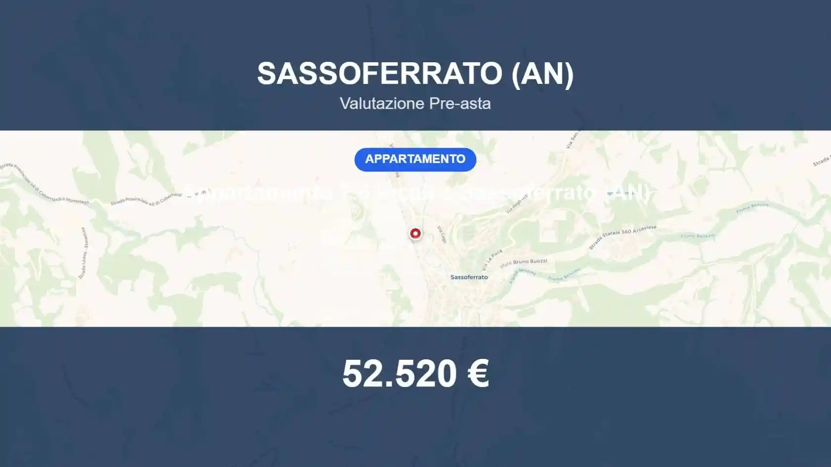 Appartamento in vendita a Sassoferrato