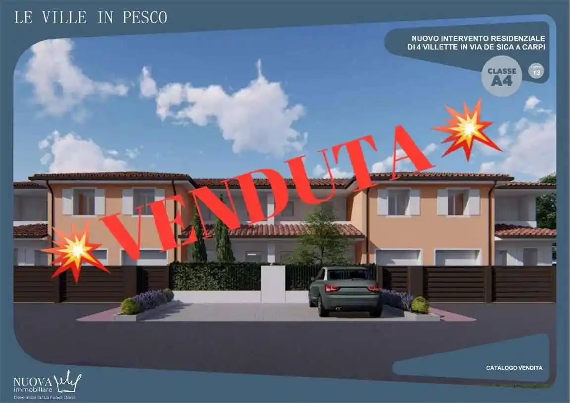 Villetta a schiera in vendita a Carpi