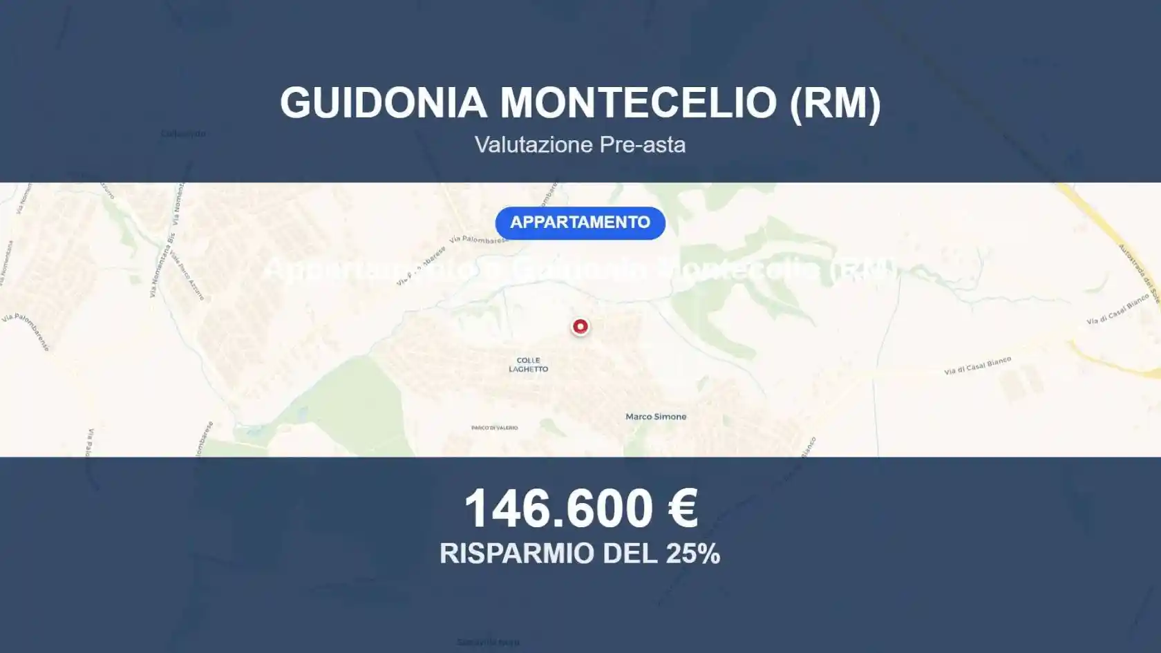 Appartamento in vendita a Guidonia Montecelio
