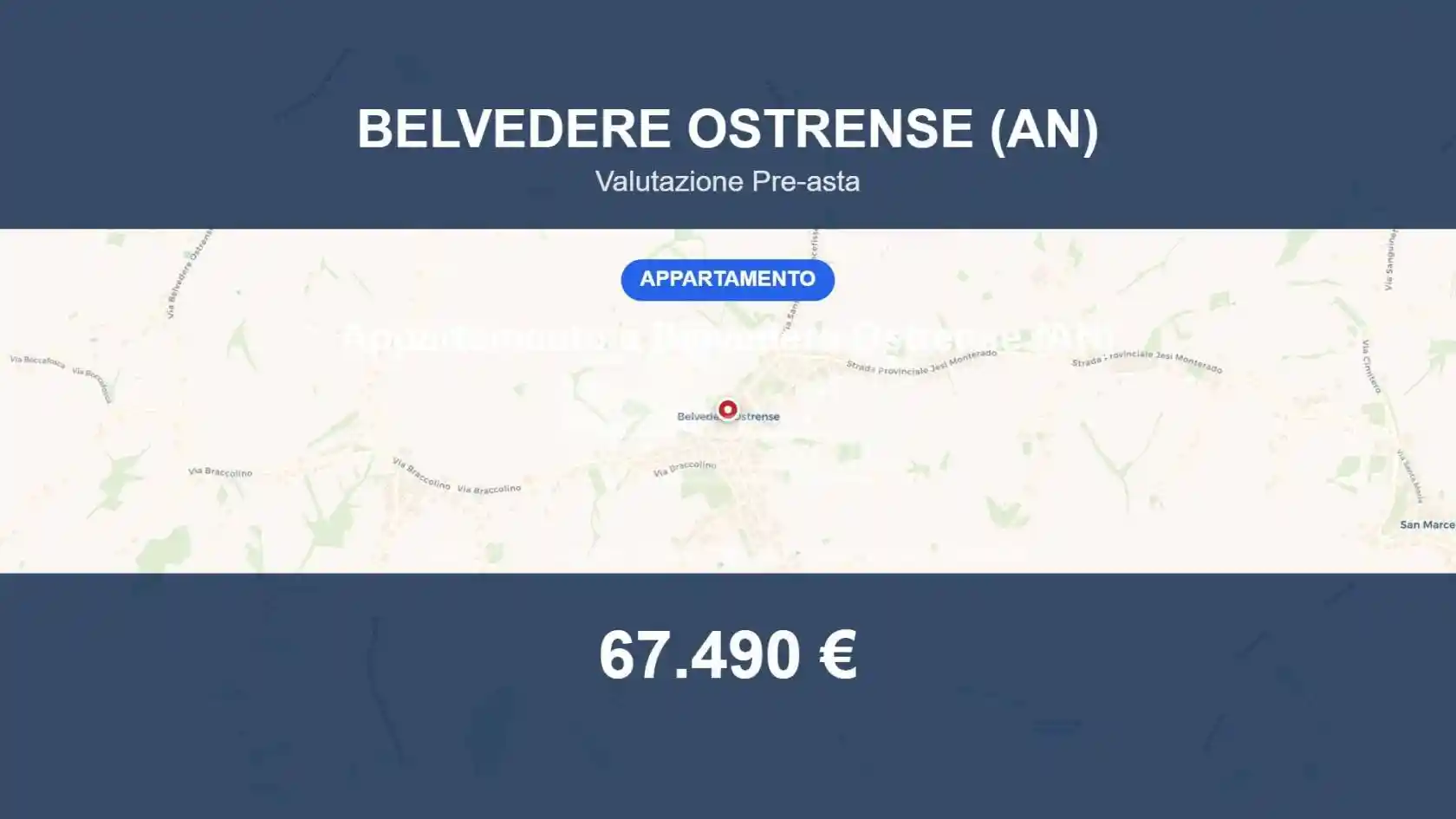 Appartamento in vendita a Belvedere Ostrense