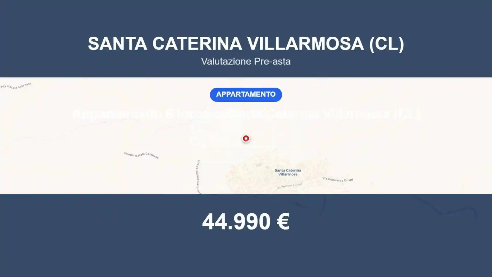 Appartamento in vendita a Santa Caterina Villarmosa