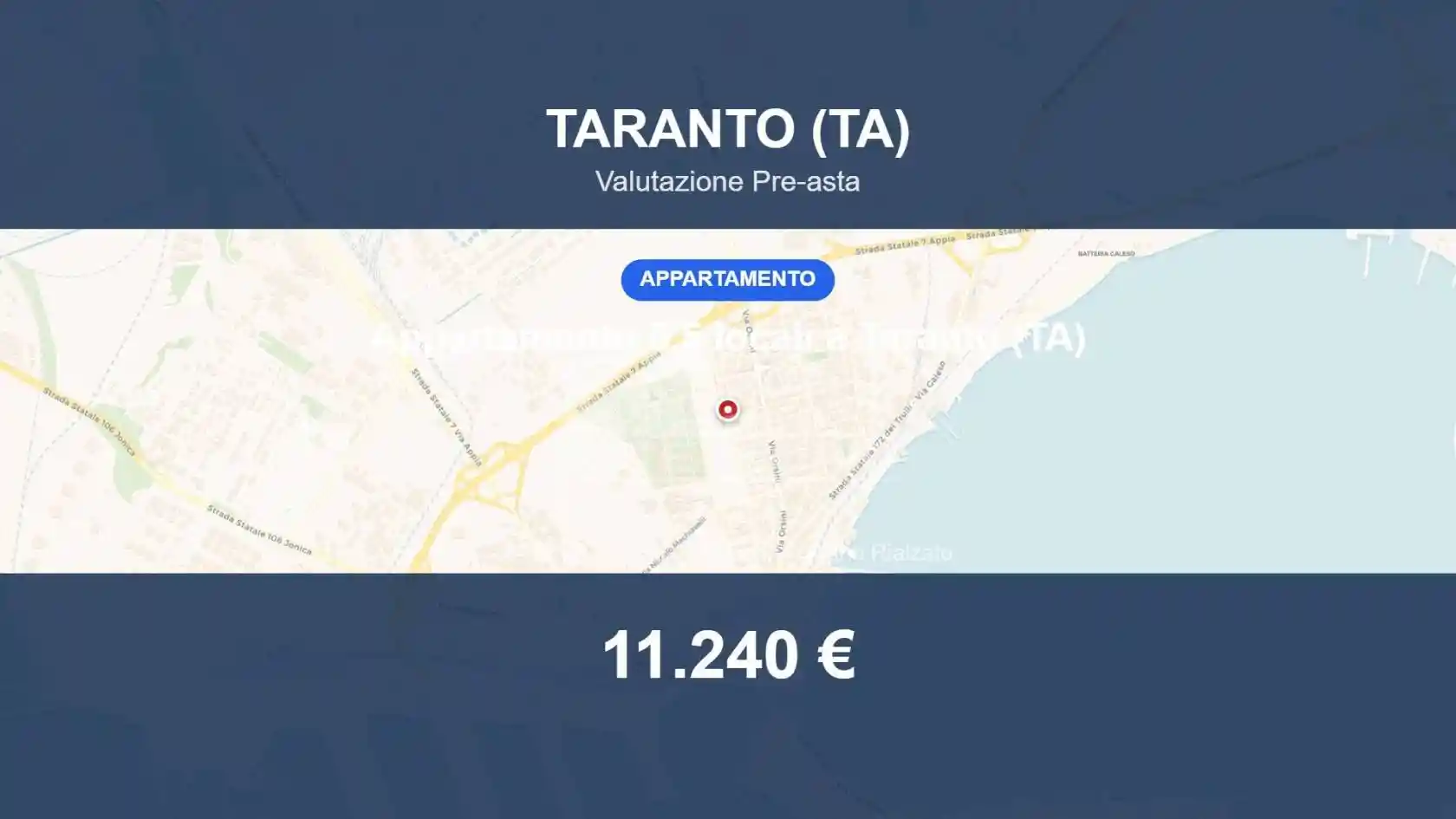 Appartamento in vendita a Taranto