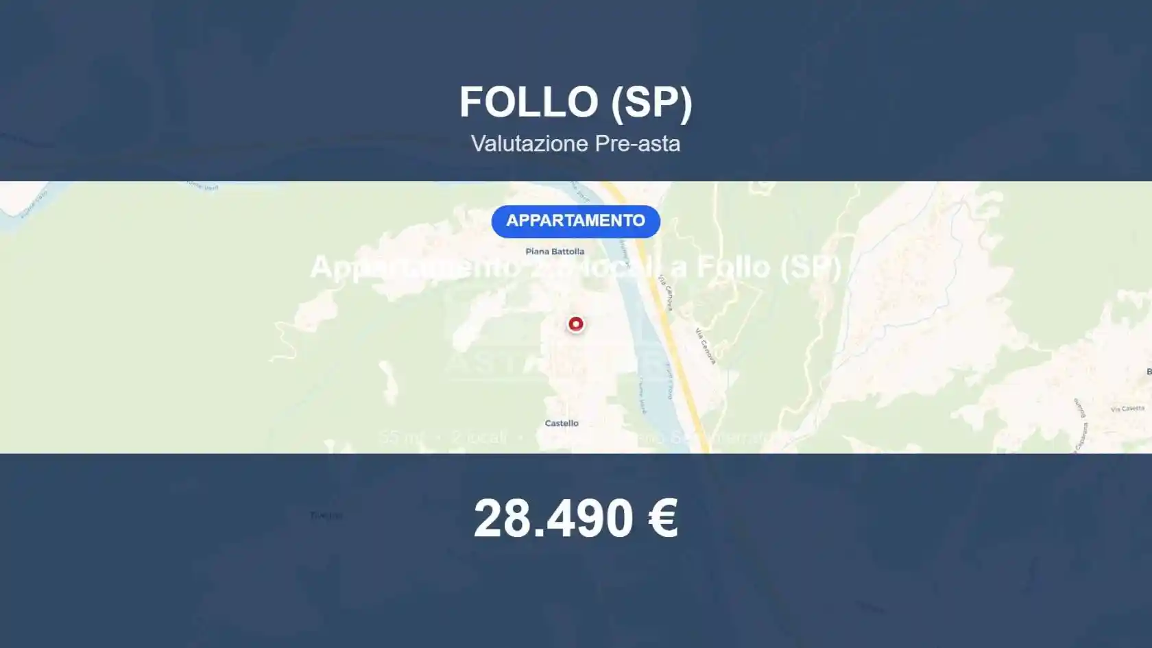 Appartamento in vendita a Follo