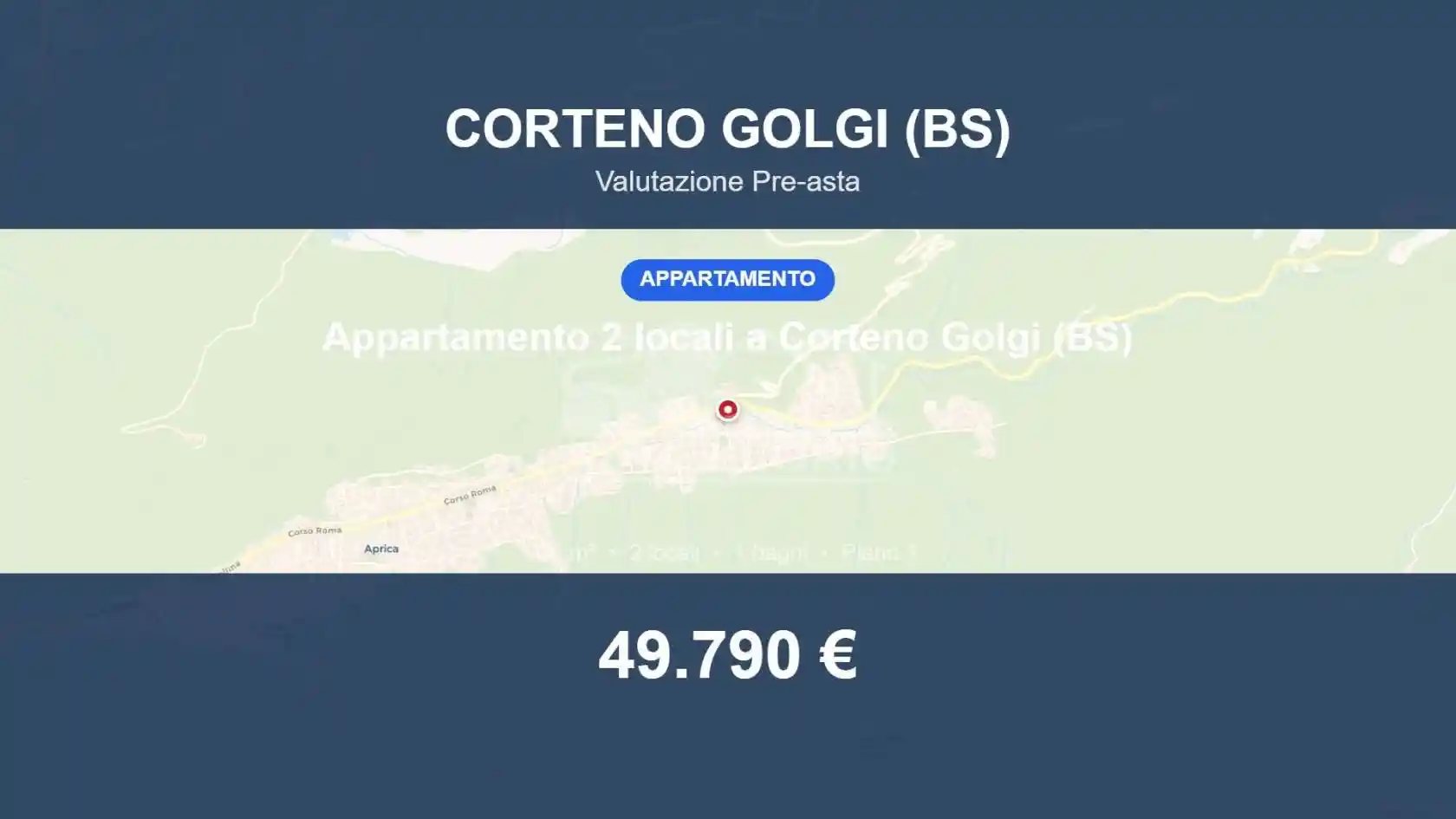 Appartamento in vendita a Corteno Golgi