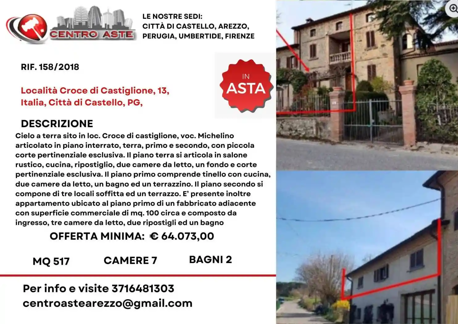 Appartamento in vendita a Città di Castello
