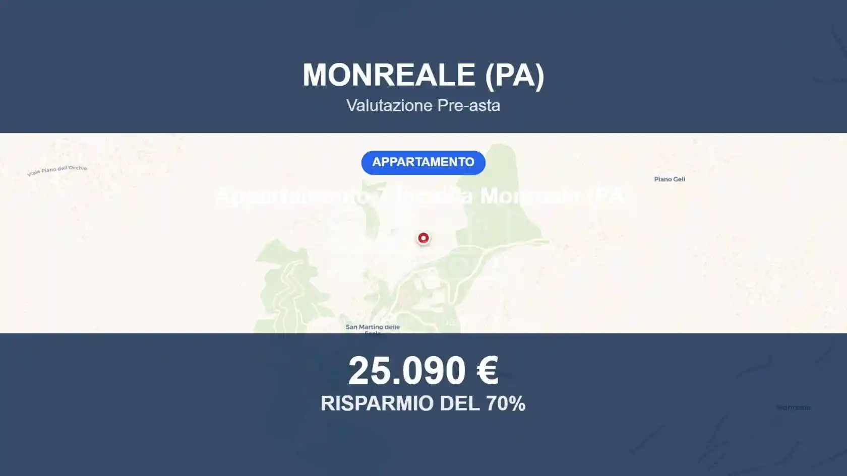 Appartamento in vendita a Monreale