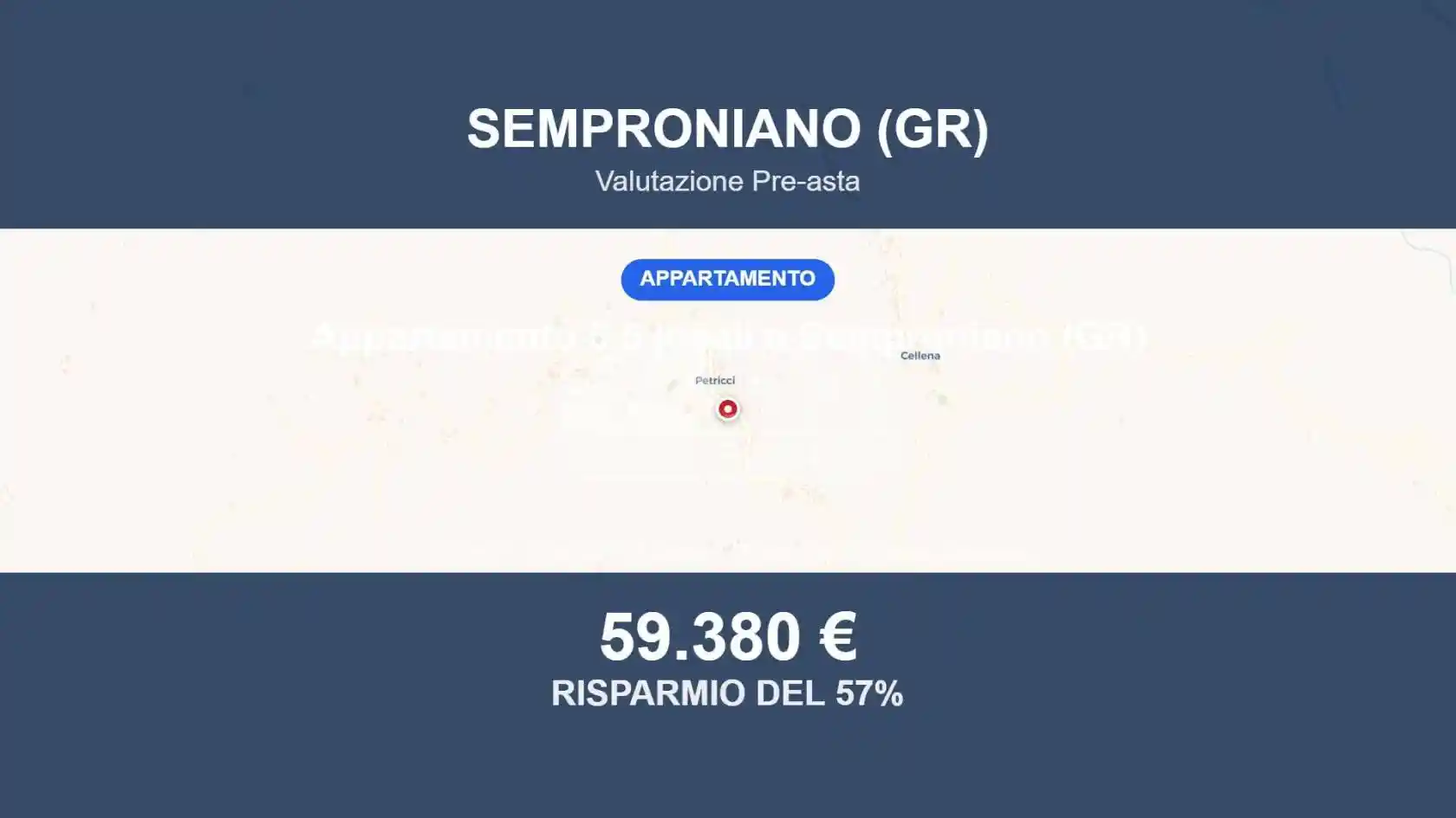 Appartamento in vendita a Semproniano
