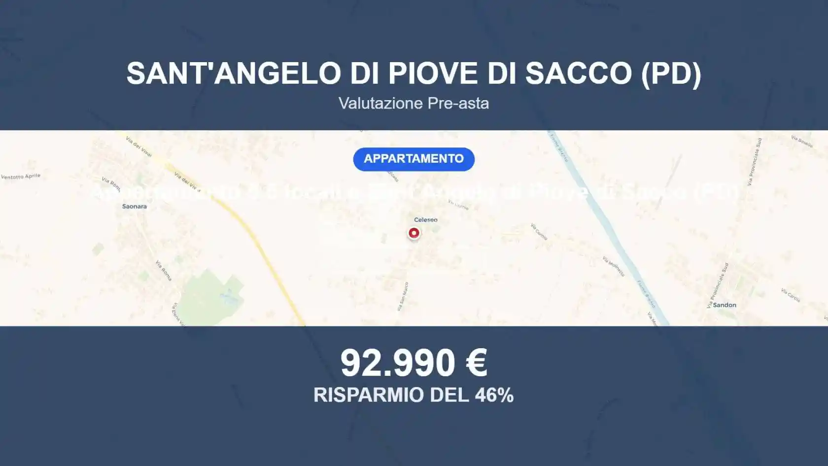 Appartamento in vendita a Sant'Angelo di Piove di Sacco