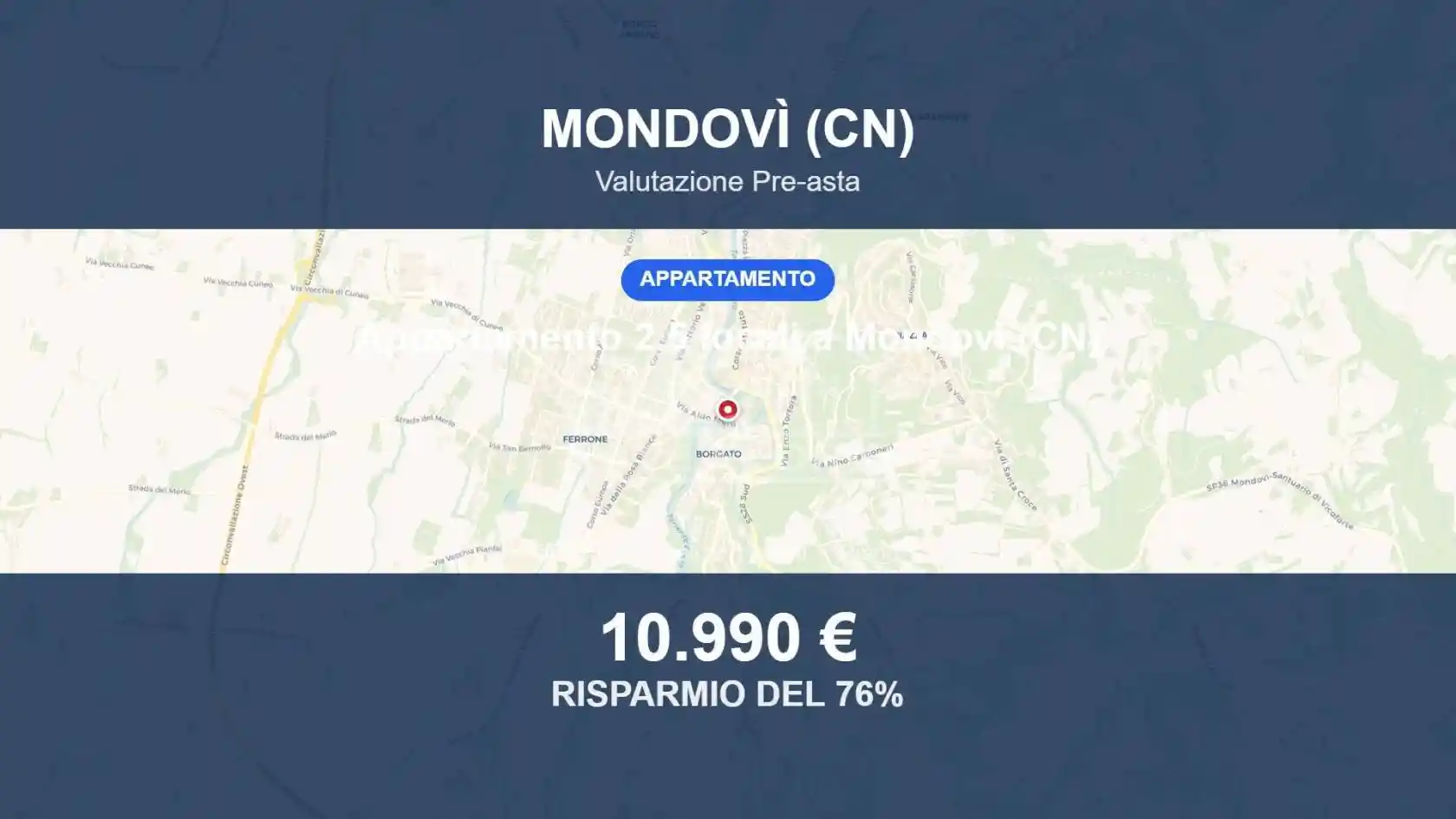 Appartamento in vendita a Mondovì