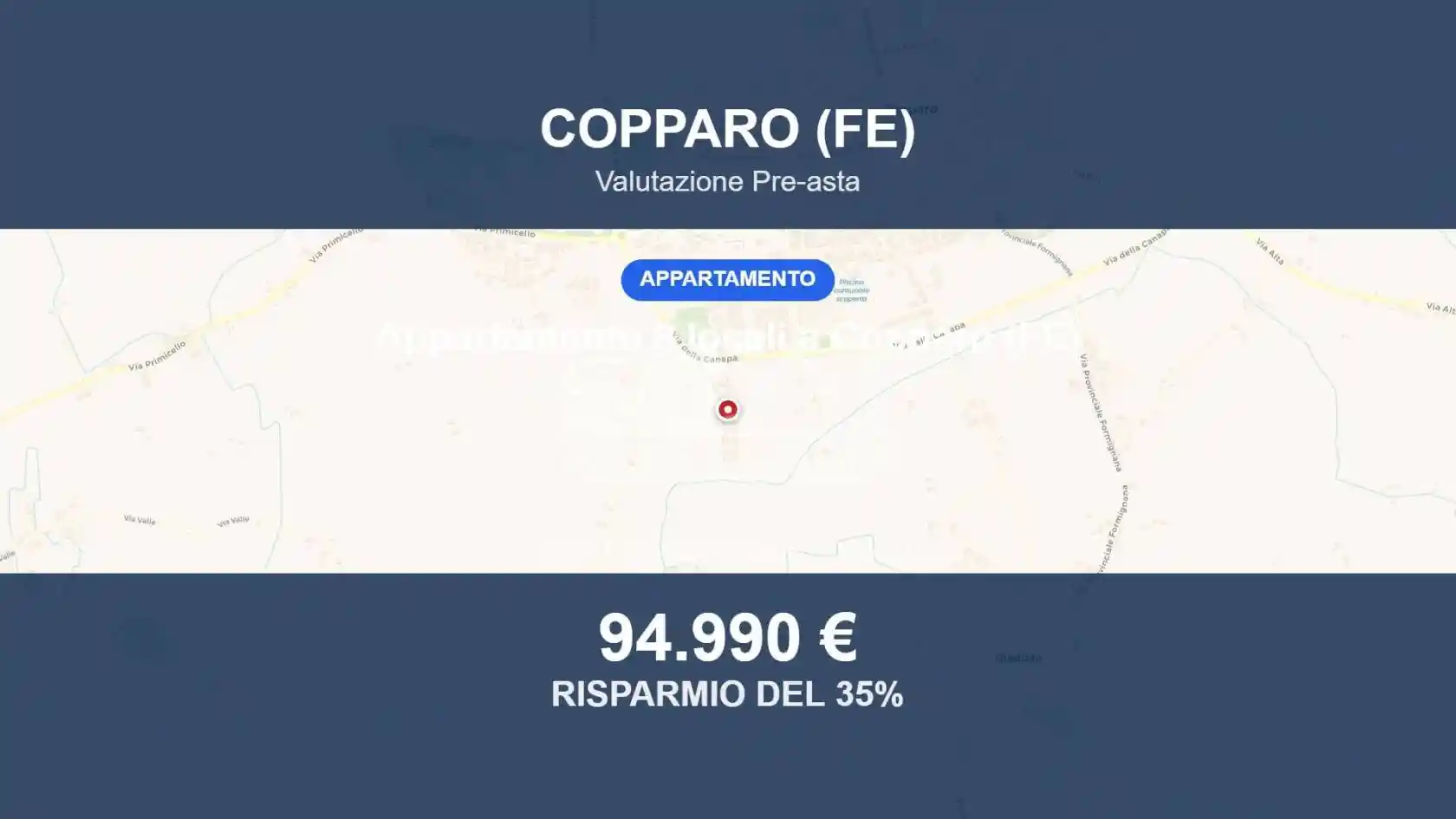 Appartamento in vendita a Copparo
