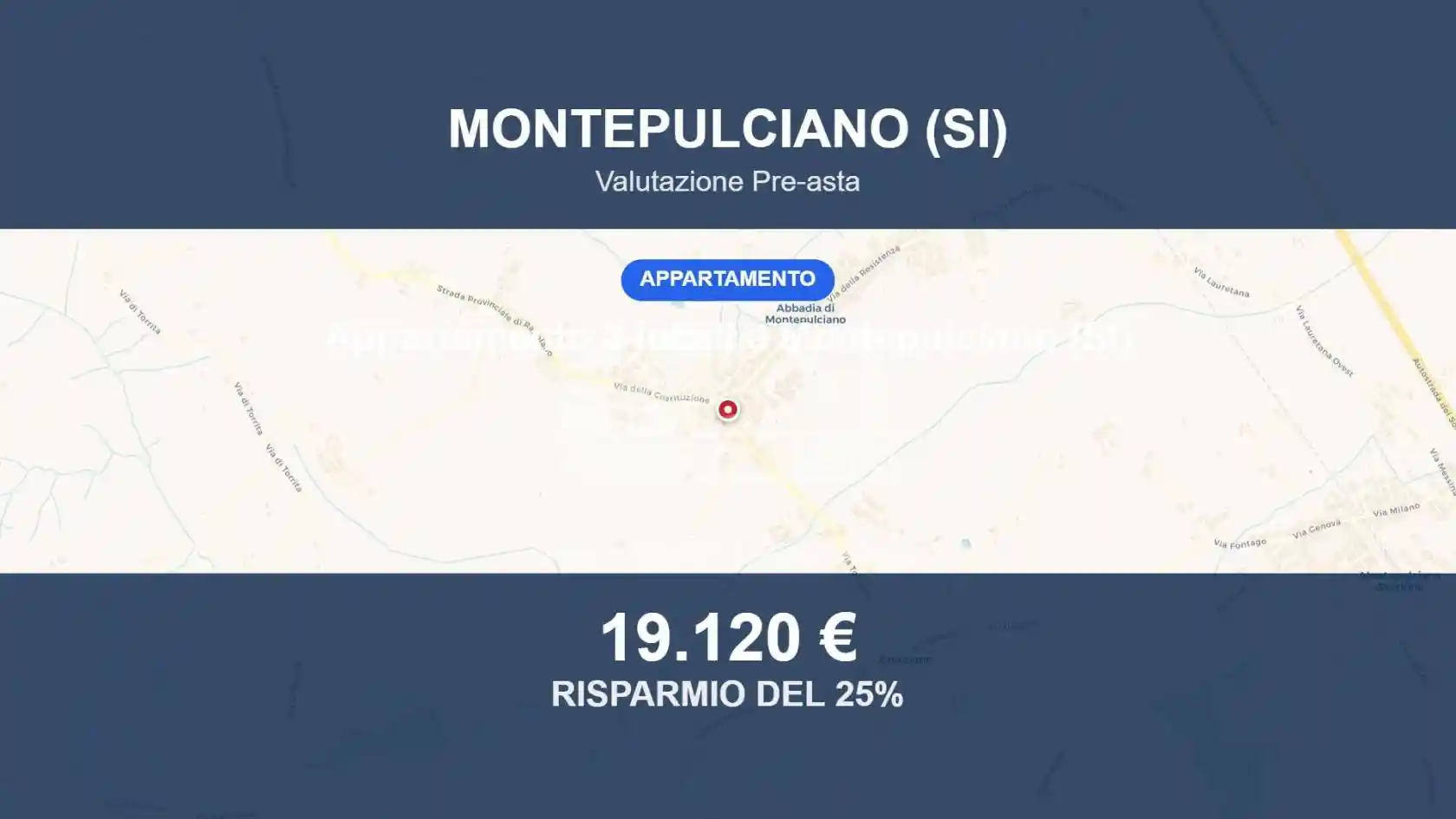 Appartamento in vendita a Montepulciano