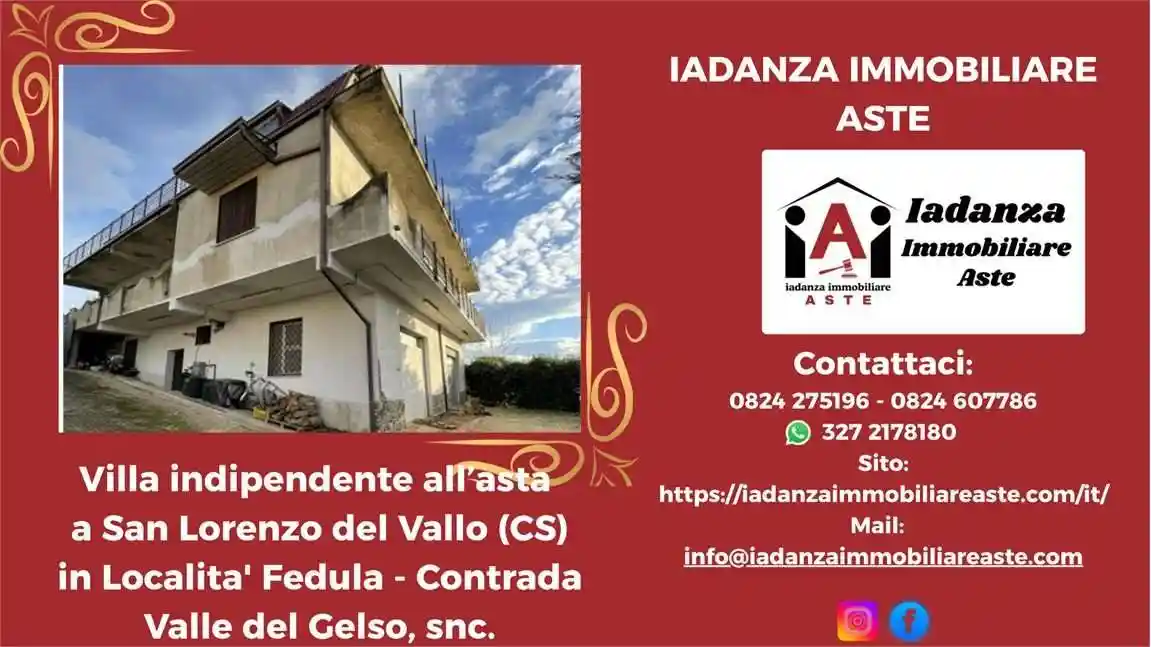 Villa in vendita a San Lorenzo del Vallo