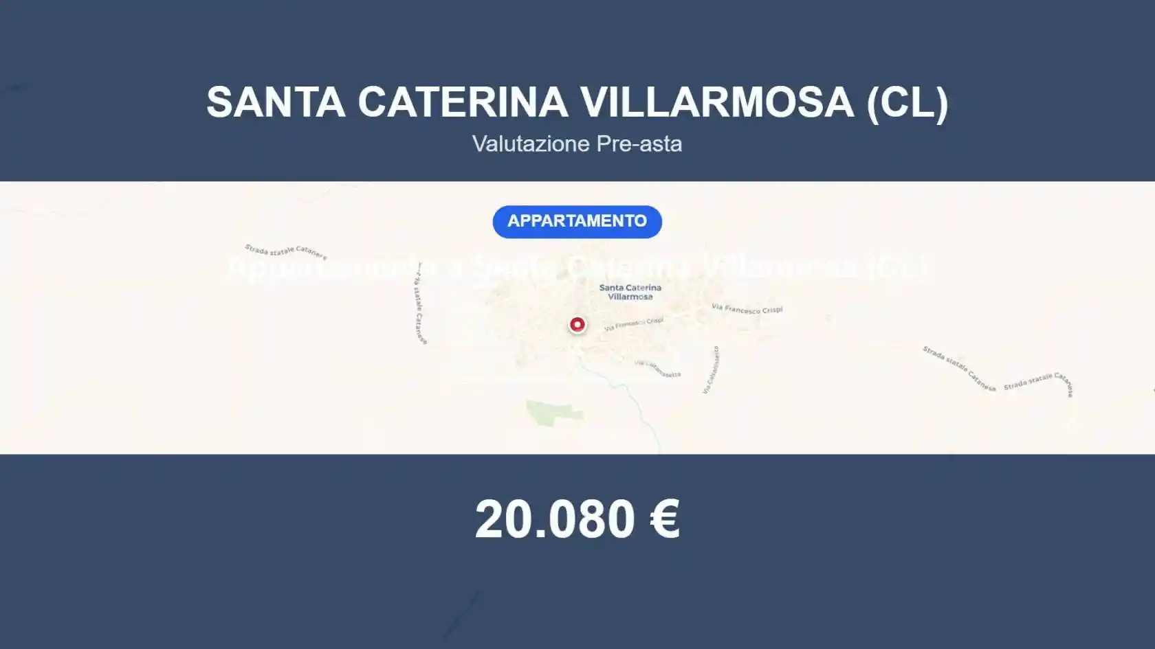 Appartamento in vendita a Santa Caterina Villarmosa