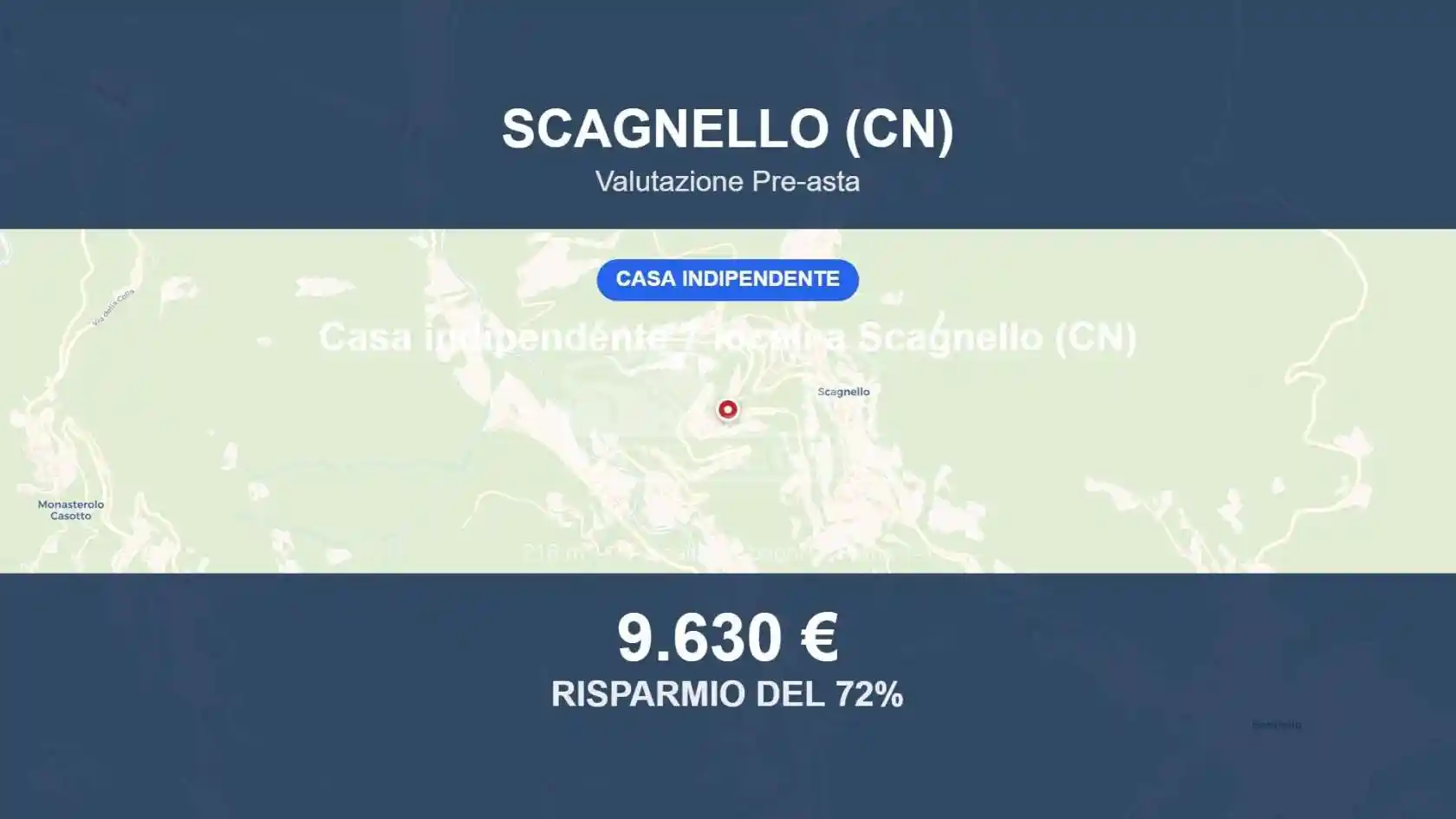 Villa in vendita a Scagnello