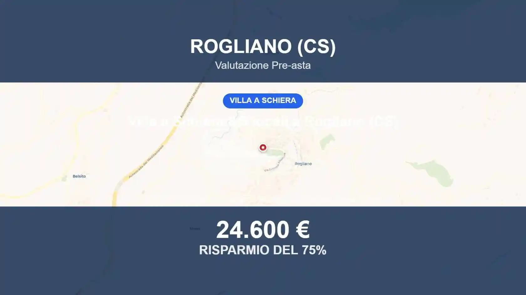 Villetta a schiera in vendita a Rogliano