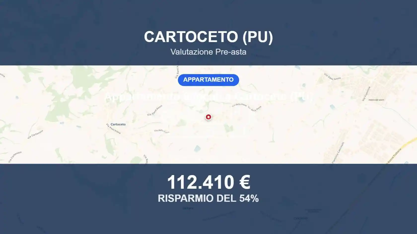 Appartamento in vendita a Cartoceto