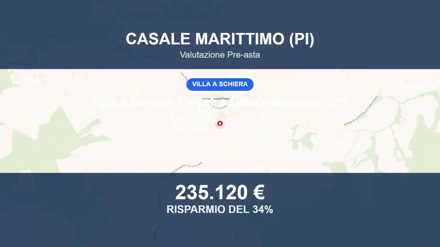 Villetta a schiera in vendita a Casale Marittimo