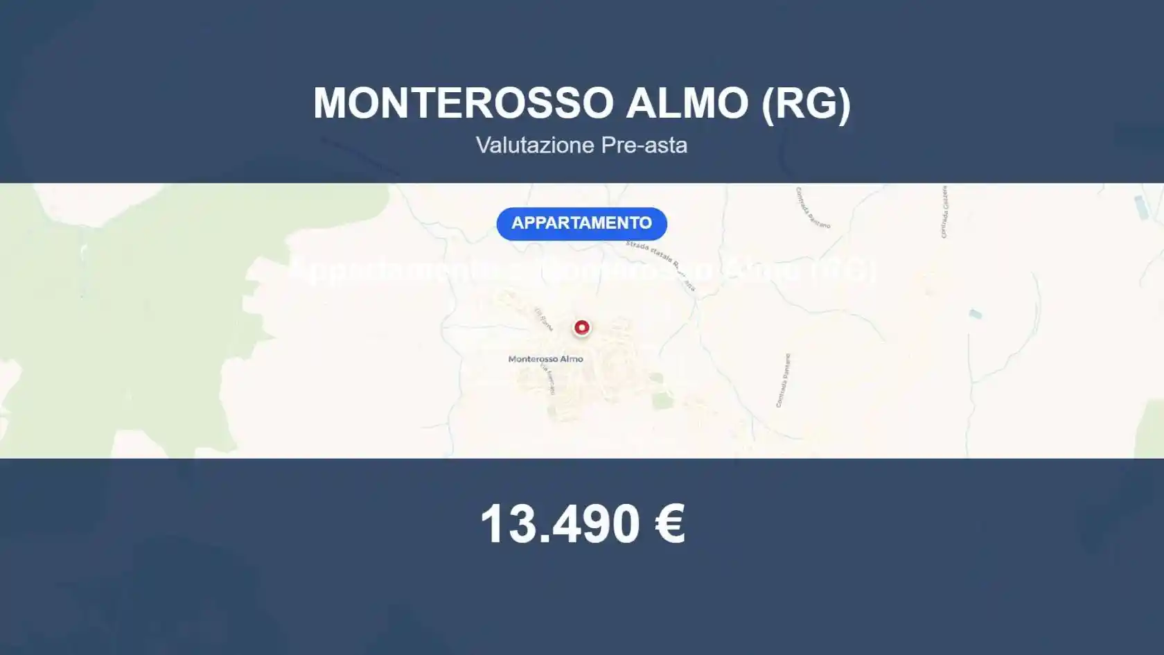 Appartamento in vendita a Monterosso Almo