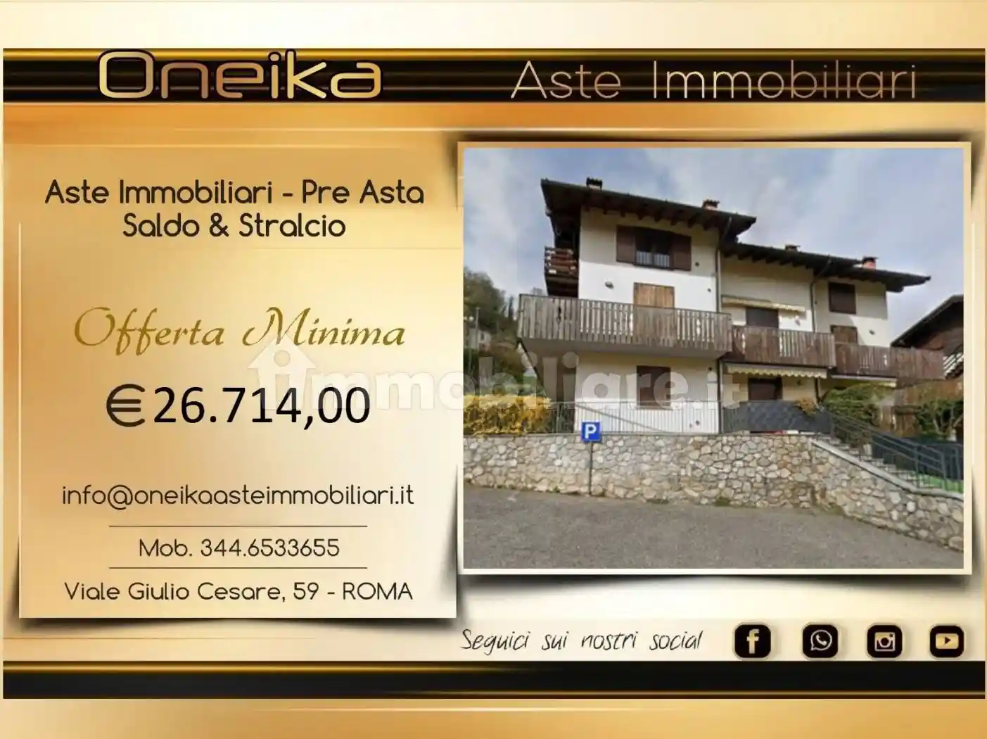 Appartamento in vendita a Costa Serina