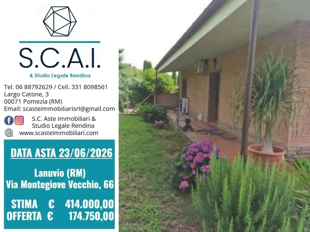 Villa in vendita a Lanuvio
