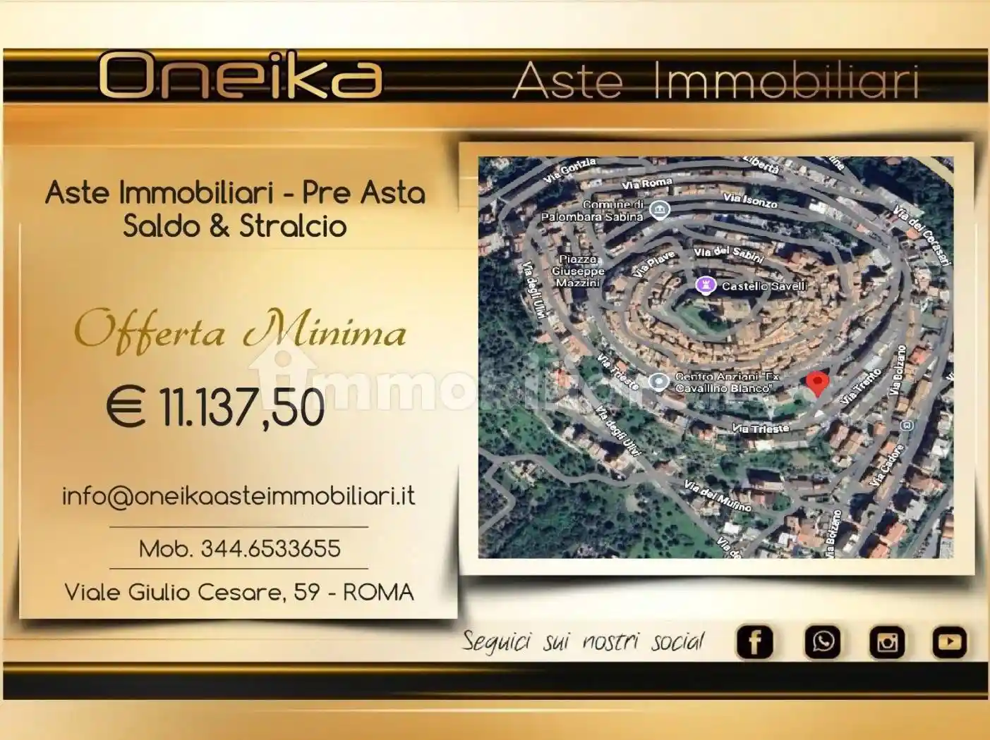 Appartamento in vendita a Palombara Sabina