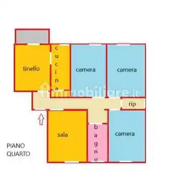 Appartamento in vendita a Cecina
