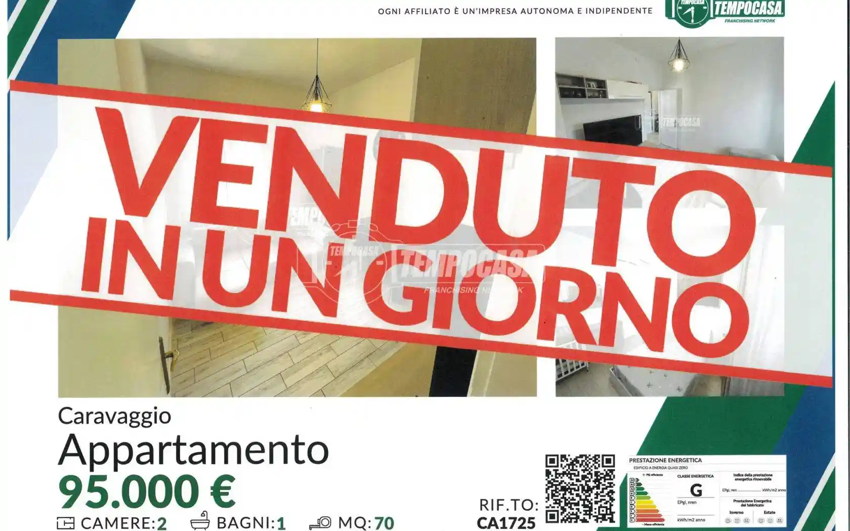 Appartamento in vendita a Caravaggio
