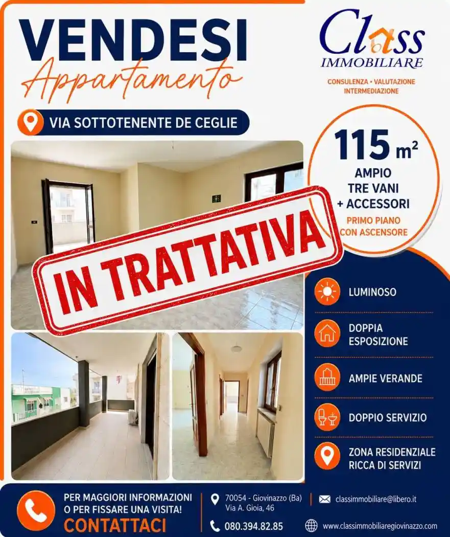 Appartamento in vendita a Giovinazzo