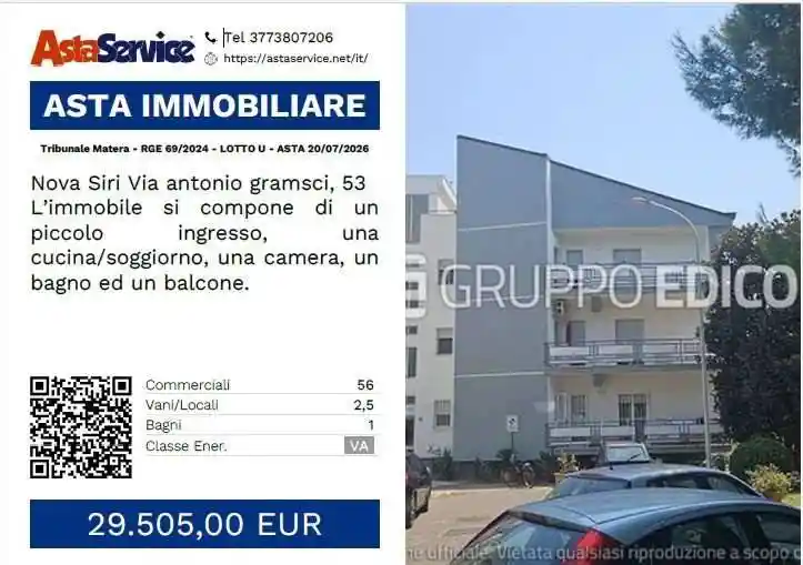 Appartamento in vendita a Nova Siri