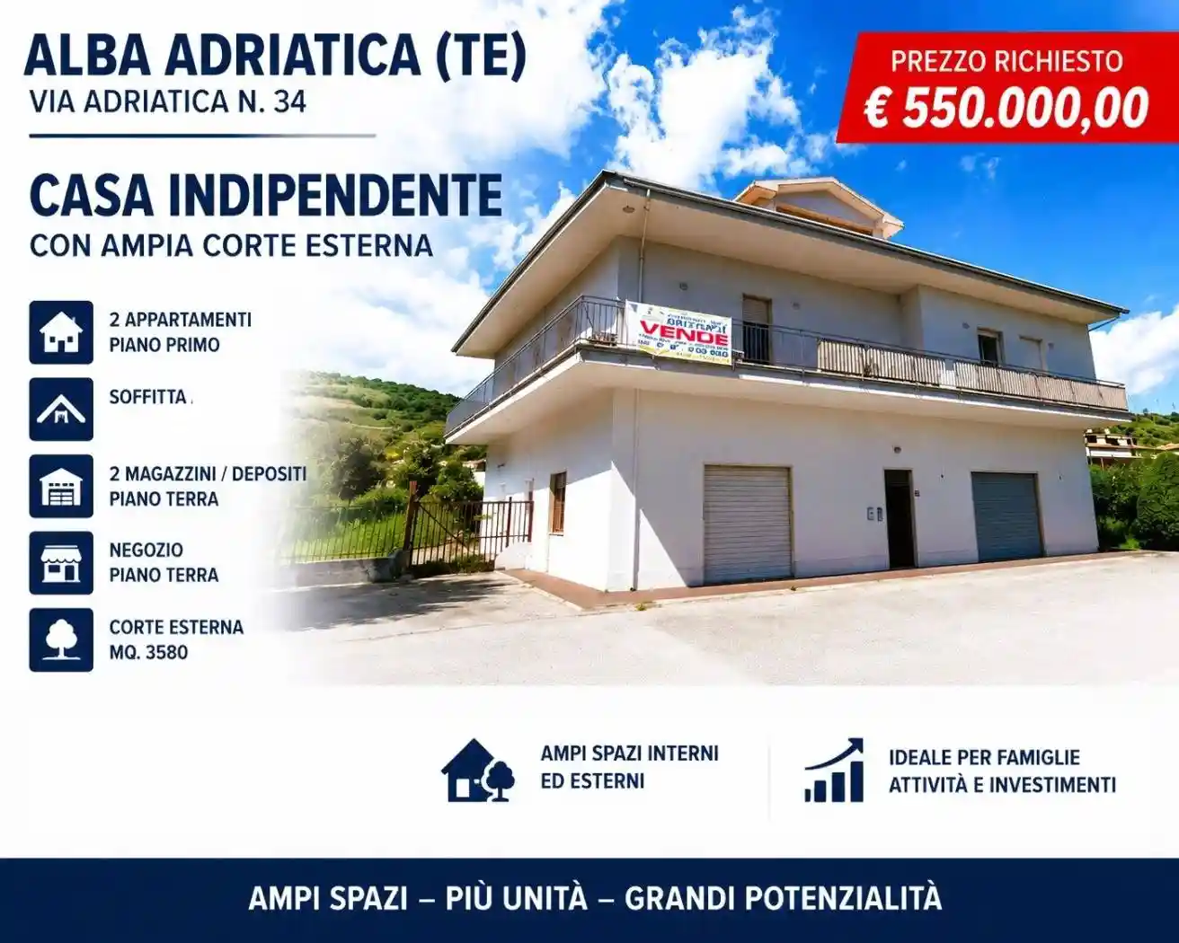 Casa indipendente in vendita a Alba Adriatica