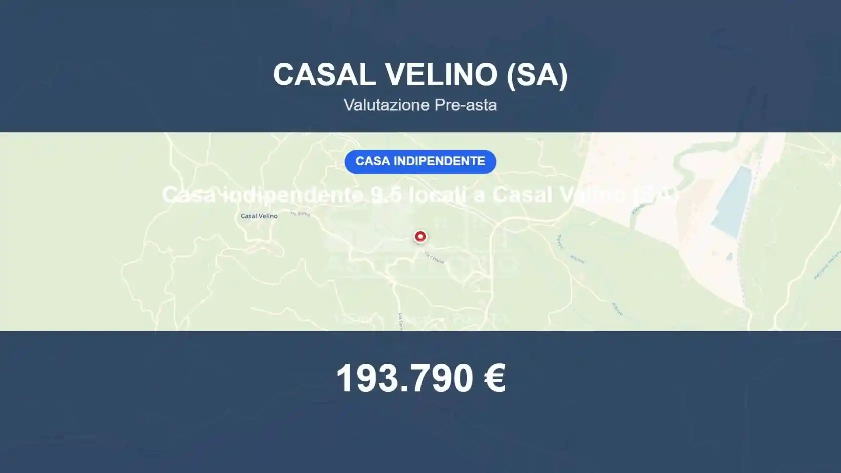 Villa in vendita a Casal Velino