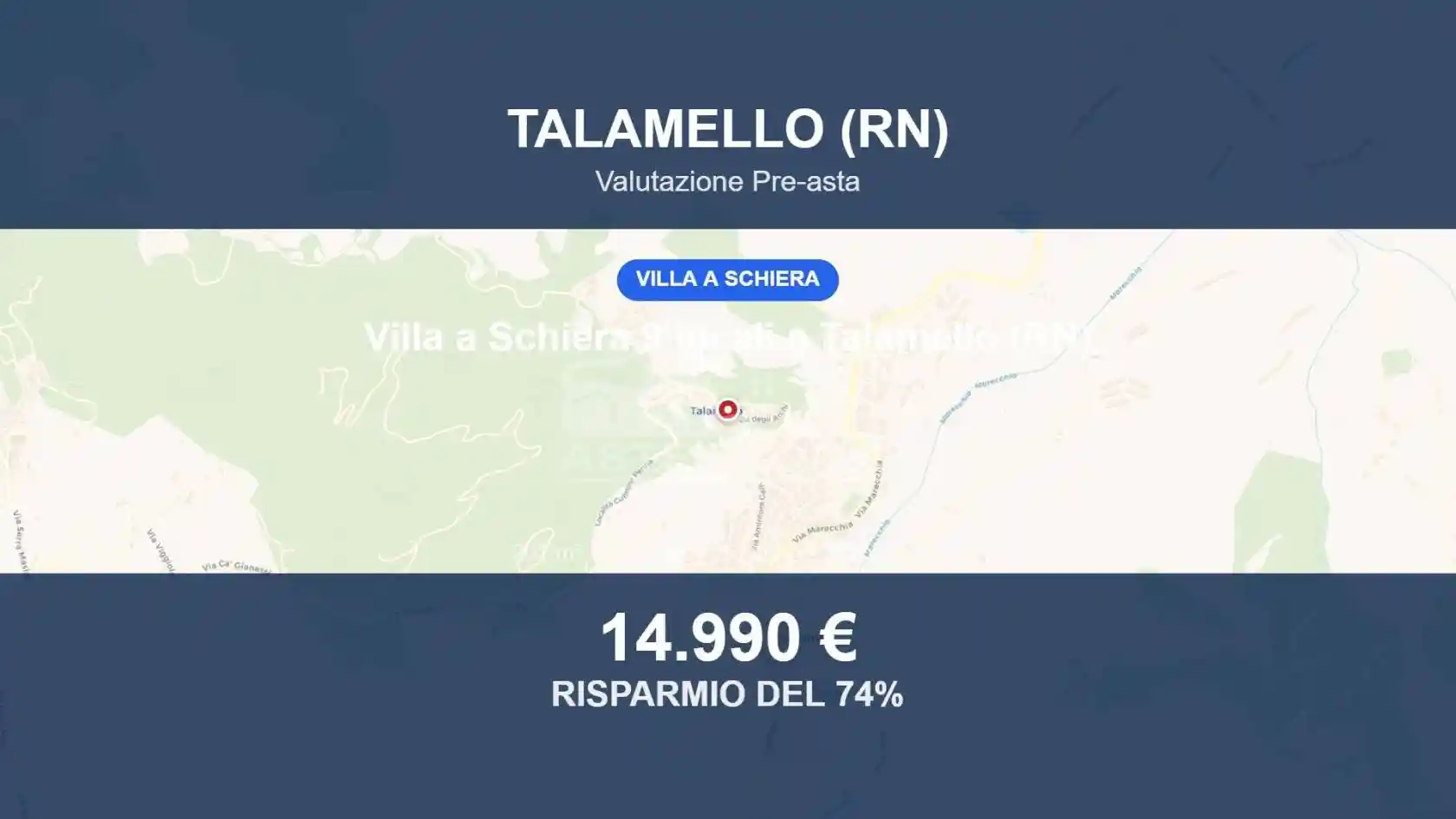 Villetta a schiera in vendita a Talamello