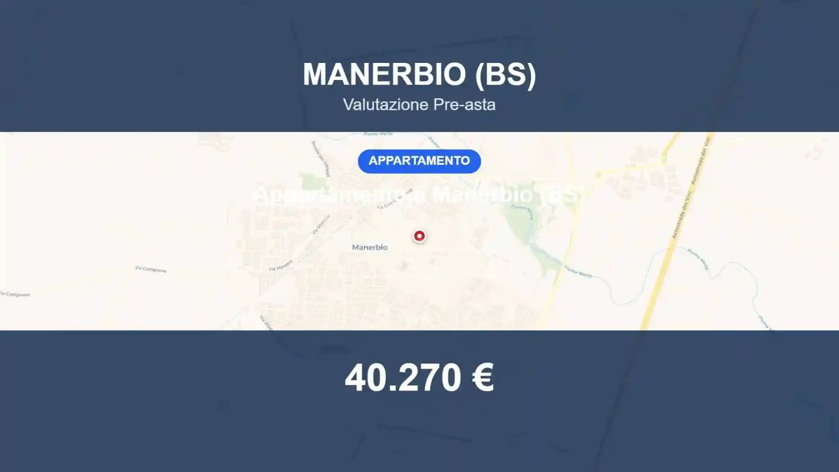 Appartamento in vendita a Manerbio