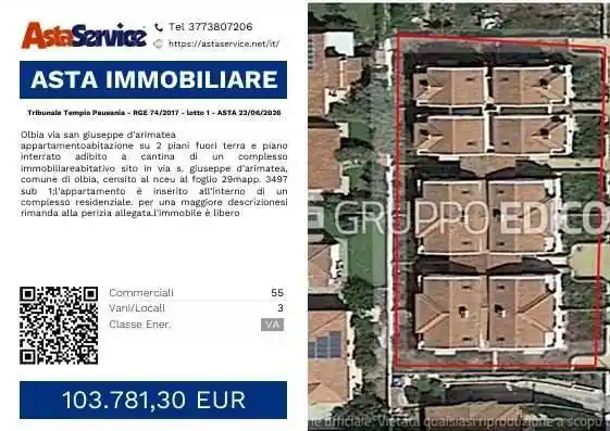 Appartamento in vendita a Olbia