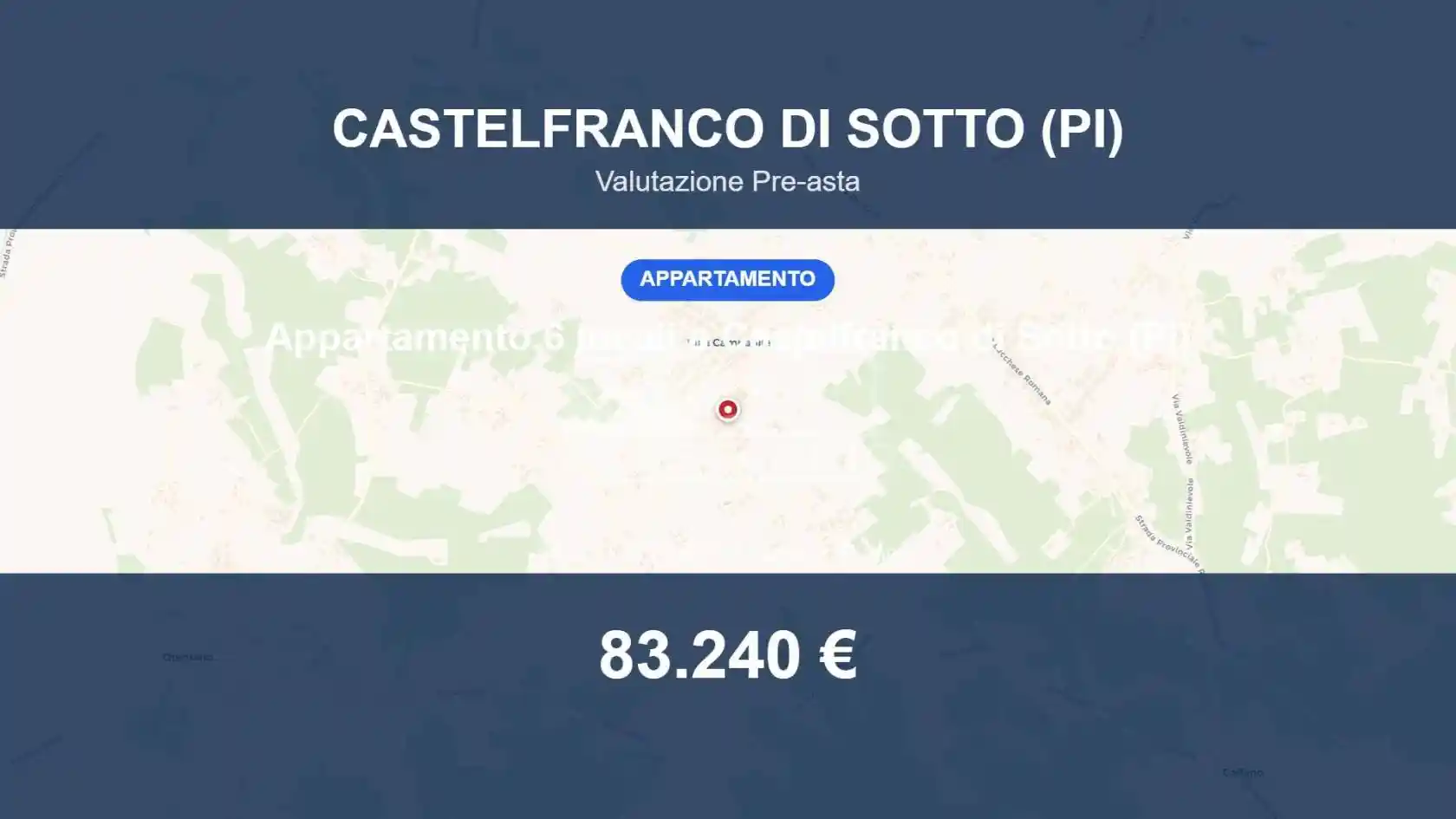 Appartamento in vendita a Castelfranco di Sotto