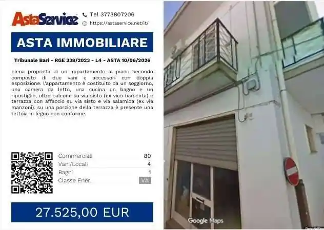 Appartamento in vendita a Alberobello