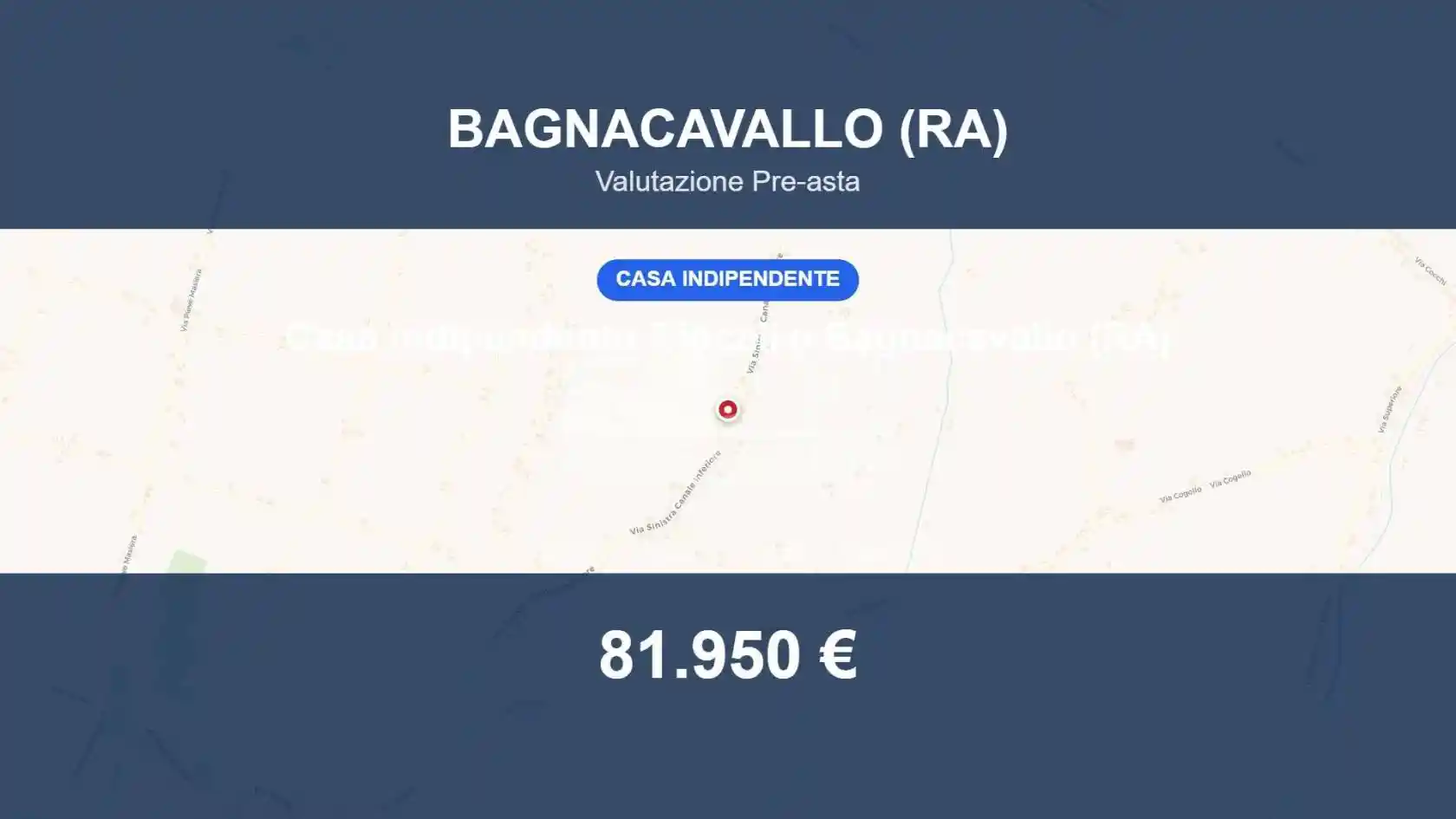 Villa in vendita a Bagnacavallo