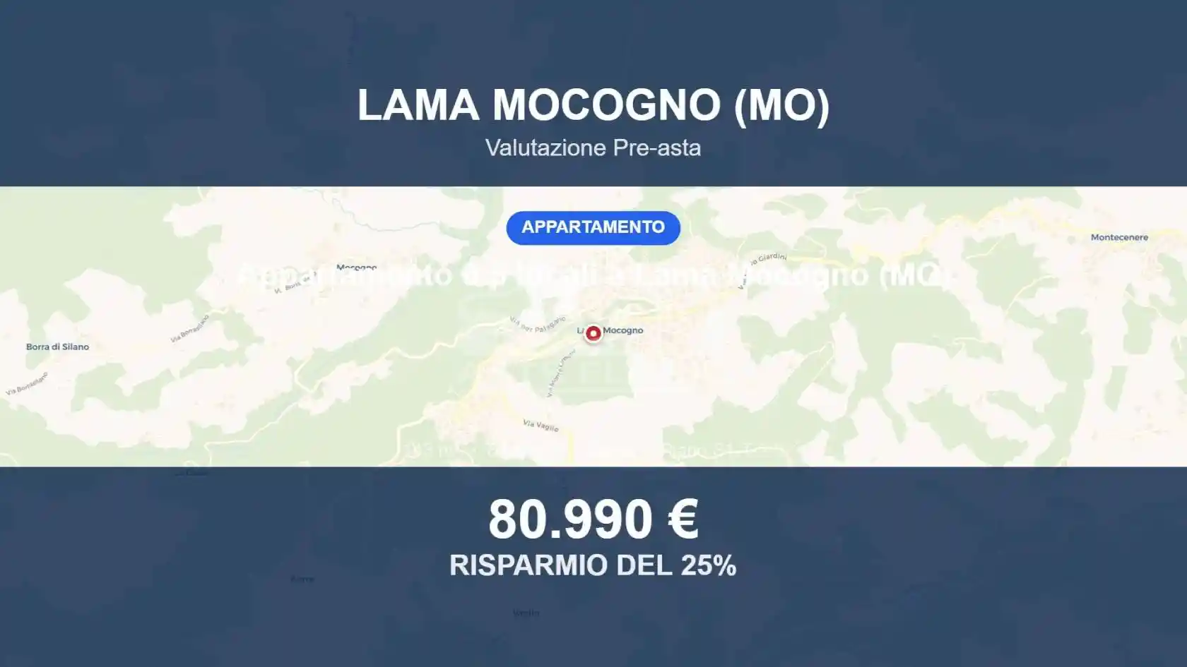 Appartamento in vendita a Lama Mocogno