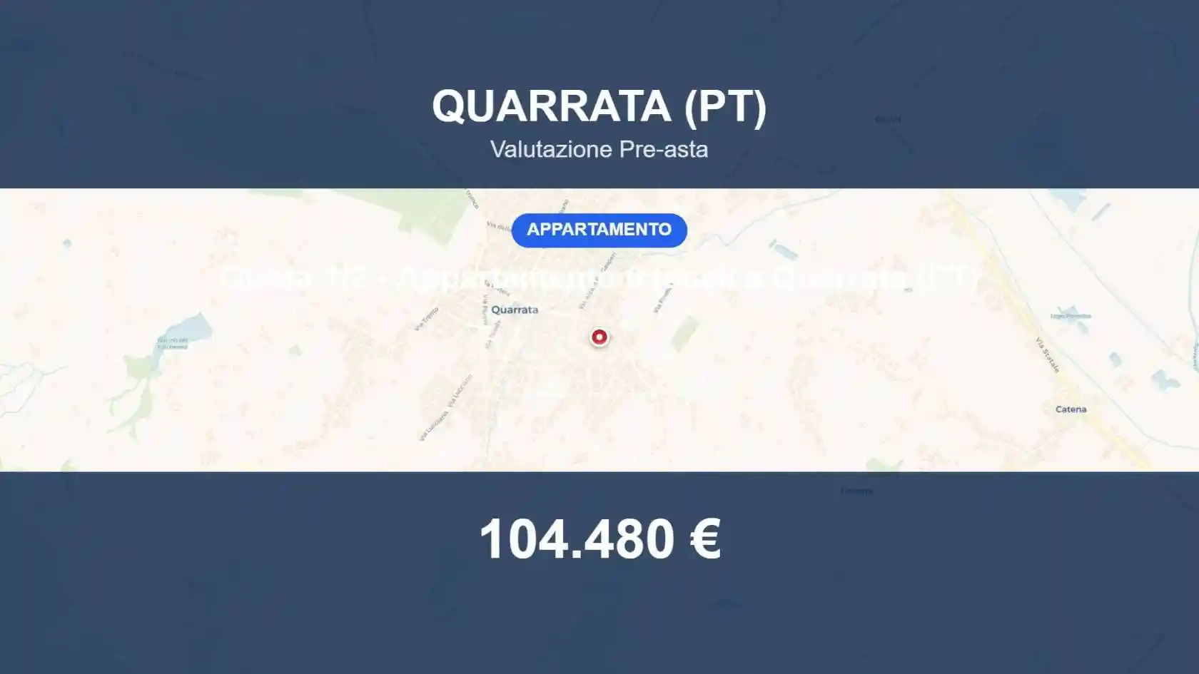 Appartamento in vendita a Quarrata