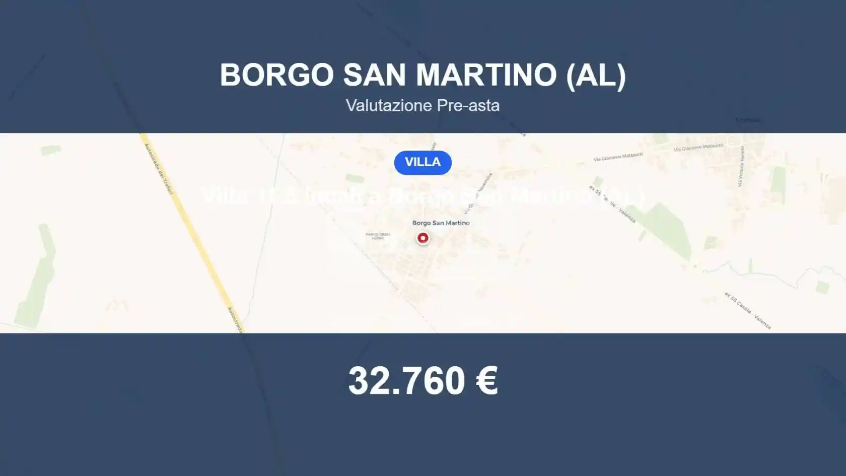Villa in vendita a Borgo San Martino