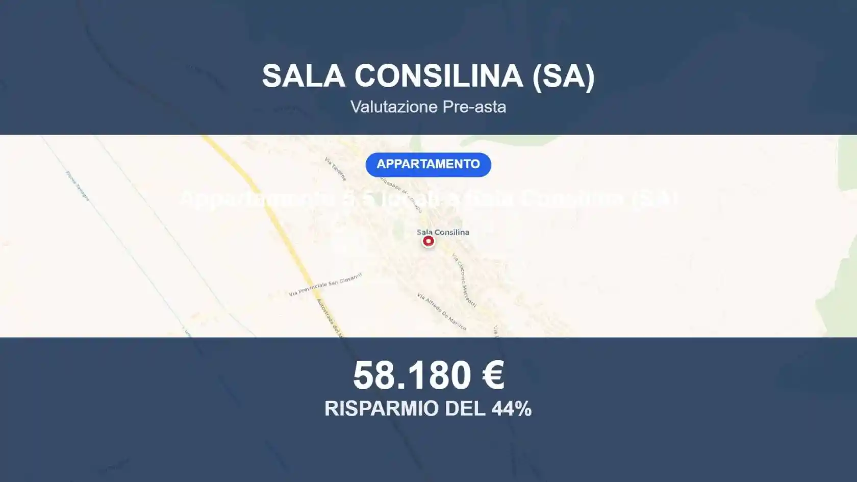 Appartamento in vendita a Sala Consilina