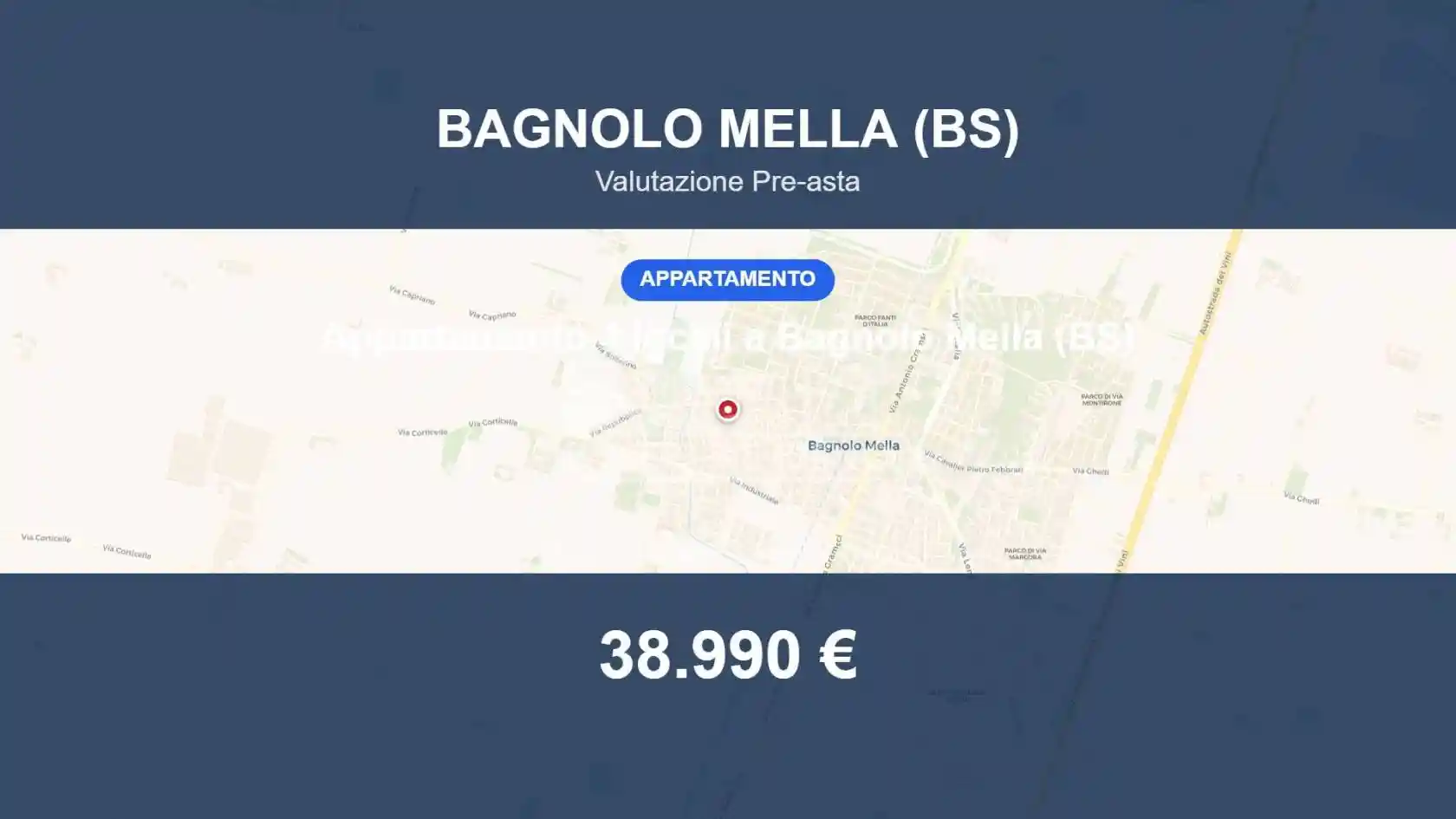 Appartamento in vendita a Bagnolo Mella